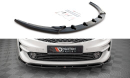 Cup Spoilerlippe Front Ansatz V.1 passend für Kia Optima Mk4 schwarz Hochglanz