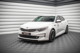 Street+ Spoilerlippe Front Ansatz V.1 passend für Kia Optima Mk4 schwarz Hochglanz