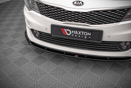 Cup Spoilerlippe Front Ansatz V.2 passend für Kia Optima Mk4 schwarz Hochglanz