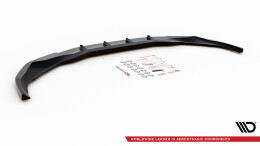 Cup Spoilerlippe Front Ansatz V.1 passend für BMW 7 M-Paket G11 / G12 Facelift schwarz Hochglanz