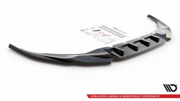 Cup Spoilerlippe Front Ansatz V.2 passend für BMW 7 M-Paket G11 / G12 Facelift schwarz Hochglanz