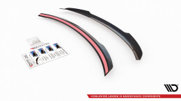 Heck Spoiler Aufsatz Abrisskante passend für Ford Mondeo Mk5 schwarz Hochglanz