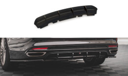 Heck Ansatz Diffusor für Ford Mondeo Mk5 schwarz Hochglanz