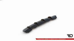 Heck Ansatz Diffusor passend für Ford Mondeo Mk5 schwarz Hochglanz