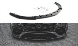 Cup Spoilerlippe Front Ansatz V.3 für Mercedes-Benz E63 AMG Kombi/Sedan S213/W213 schwarz Hochglanz