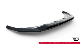 Cup Spoilerlippe Front Ansatz V.1 passend für Audi SQ7 /Q7 S-Line Mk2 (4M) Facelift schwarz Hochglanz