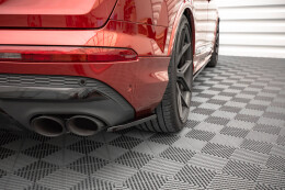 Heck Ansatz Flaps Diffusor passend für Audi SQ7 Mk2 (4M) Facelift schwarz Hochglanz