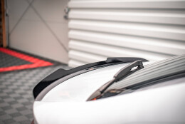 Heck Spoiler Aufsatz Abrisskante passend für Skoda Octavia Liftback Mk4 schwarz Hochglanz