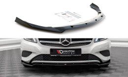Cup Spoilerlippe Front Ansatz V.2 passend für Mercedes-Benz A W176 schwarz Hochglanz