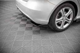 Heck Ansatz Flaps Diffusor V.1 passend für Mercedes-Benz A W176 schwarz Hochglanz