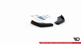 Heck Ansatz Flaps Diffusor V.1 passend für Mercedes-Benz A W176 schwarz Hochglanz