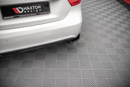 Heck Ansatz Flaps Diffusor V.2 passend für Mercedes-Benz A W176 schwarz Hochglanz