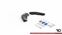 Heck Ansatz Flaps Diffusor V.2 passend für Mercedes-Benz A W176 schwarz Hochglanz