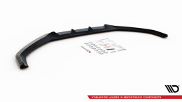 Cup Spoilerlippe Front Ansatz V.1 passend für Audi A4 B9 schwarz Hochglanz