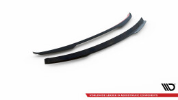 Heck Spoiler Aufsatz Abrisskante für Seat Leon FR Sportstourer Mk3 schwarz Hochglanz
