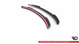 Heck Spoiler Aufsatz Abrisskante passend für Seat Leon FR Sportstourer Mk3 schwarz Hochglanz