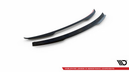 Heck Spoiler Aufsatz Abrisskante passend für Seat Leon FR Sportstourer Mk3 schwarz Hochglanz