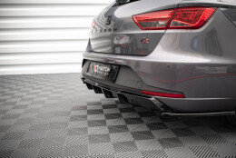 Heck Ansatz Diffusor passend für Seat Leon FR...