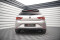 Mittlerer Cup Diffusor Heck Ansatz DTM Look für Seat Leon Hatchback Mk3 schwarz Hochglanz