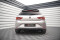 Mittlerer Cup Diffusor Heck Ansatz DTM Look passend für Seat Leon Hatchback Mk3 schwarz Hochglanz