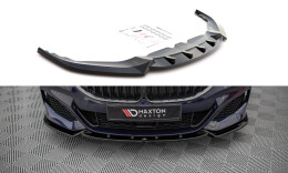 Cup Spoilerlippe Front Ansatz V.3 passend für BMW 8 Coupe G15 / 8 Gran Coupe M Paket G16 schwarz Hochglanz