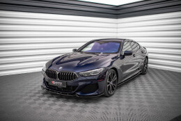 Cup Spoilerlippe Front Ansatz V.3 passend für BMW 8 Coupe G15 / 8 Gran Coupe M Paket G16 schwarz Hochglanz