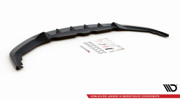 Cup Spoilerlippe Front Ansatz V.3 passend für BMW 8 Coupe G15 / 8 Gran Coupe M Paket G16 schwarz Hochglanz