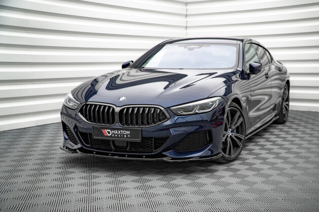 Street+ Spoilerlippe Front Ansatz V.4 passend für BMW 8 Coupe M-Paket G15 / 8 Gran Coupe M-Paket G16 schwarz Hochglanz