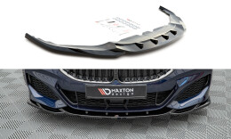 Cup Spoilerlippe Front Ansatz V.4 passend für BMW 8 Coupe M-Paket G15 / 8 Gran Coupe M-Paket G16 schwarz Hochglanz