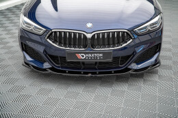 Cup Spoilerlippe Front Ansatz V.4 passend für BMW 8 Coupe M-Paket G15 / 8 Gran Coupe M-Paket G16 schwarz Hochglanz