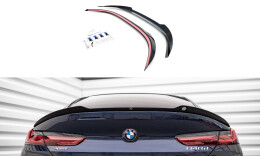 Heck Spoiler Aufsatz Abrisskante für BMW 8 Gran Coupe M-Paket G16 schwarz Hochglanz