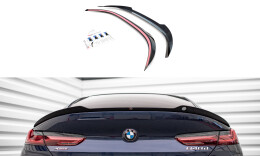 Heck Spoiler Aufsatz Abrisskante passend für BMW 8 Gran Coupe M-Paket G16 schwarz Hochglanz