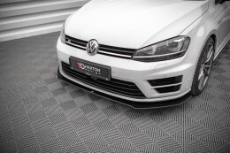 Street Pro Cup Spoilerlippe Front Ansatz V.1 für VW Golf R Mk7 SCHWARZ
