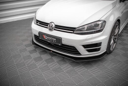 Street Pro Cup Spoilerlippe Front Ansatz V.1 passend für VW Golf R Mk7 SCHWARZ