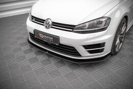 Street Pro Cup Spoilerlippe Front Ansatz V.2 für VW Golf R Mk7 SCHWARZ