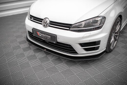 Street Pro Cup Spoilerlippe Front Ansatz V.2 passend für VW Golf R Mk7 SCHWARZ