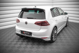 Street Pro Heck Ansatz Flaps Diffusor passend für VW Golf R Mk7 SCHWARZ