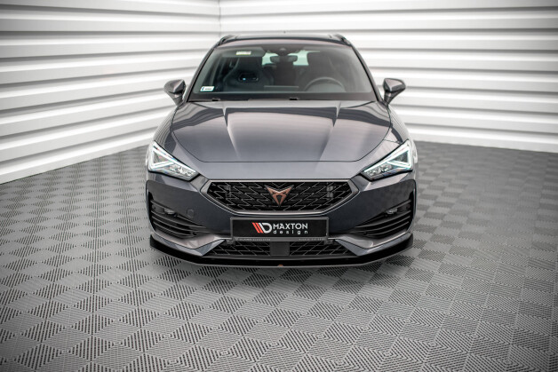 Street Pro Cup Spoilerlippe Front Ansatz passend für Cupra Leon SCHWARZ