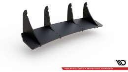 Street Pro Heckschürze Heck Ansatz Diffusor V.1 passend für Audi RS3 8V Sportback schwarz-rot