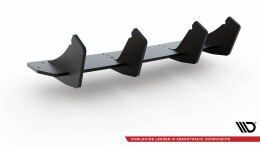 Street Pro Heckschürze Heck Ansatz Diffusor V.2 passend für Audi RS3 8V Sportback SCHWARZ