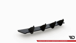 Street Pro Heckschürze Heck Ansatz Diffusor V.2 passend für VW Golf GTI Mk6 SCHWARZ