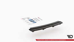 Street Pro Heckschürze Heck Ansatz Diffusor passend für BMW M135i F20 schwarz-rot