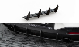 Street Pro Heckschürze Heck Ansatz Diffusor V.3 passend für BMW M140i rot