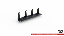 Street Pro Heckschürze Heck Ansatz Diffusor V.3 passend für BMW M140i rot