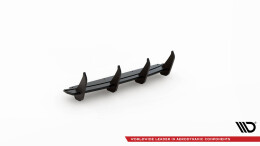 Street Pro Heckschürze Heck Ansatz Diffusor V.3 passend für BMW M140i rot