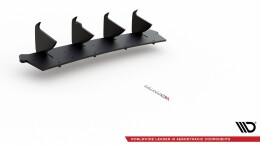 Street Pro Heckschürze Heck Ansatz Diffusor V.1 passend für VW Golf 8 GTI SCHWARZ