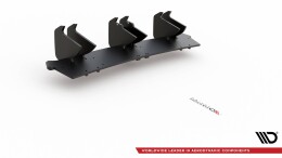 Street Pro Heckschürze Heck Ansatz Diffusor V.2 passend für VW Golf 8 GTI rot