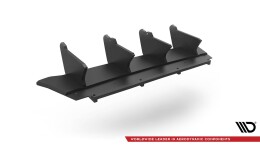 Street Pro Heckschürze Heck Ansatz Diffusor passend für Seat Leon FR ST Mk4 rot