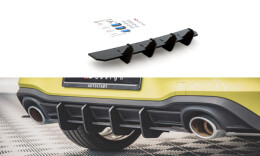 Street Pro Heckschürze Heck Ansatz Diffusor V.1 passend für VW Golf GTI Clubsport Mk8