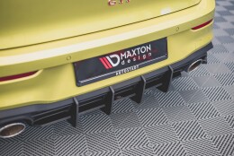 Street Pro Heckschürze Heck Ansatz Diffusor V.2 passend für VW Golf 8 GTI Clubsport rot